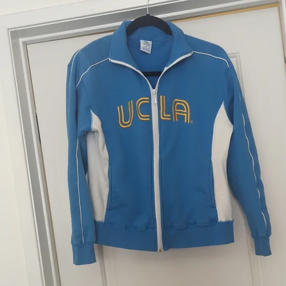 UCLA Blue and White Track Jacket M - Picture 3 of 4